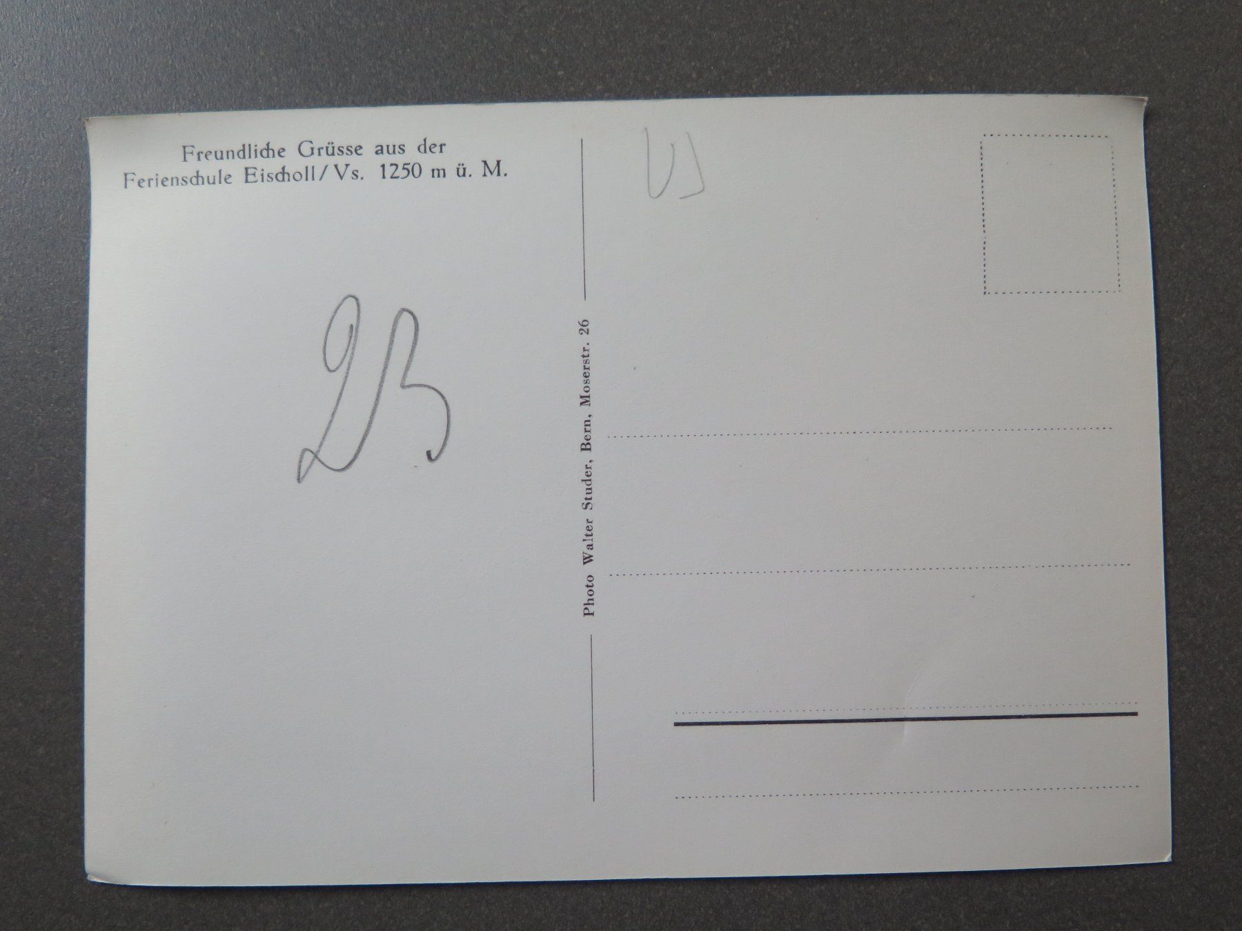 Cartoline postali: EISCHOLL - FRDL. GRÜSSE AUS DER FERIENSCHULE – Usato da Wittenbach venduto da lipasal 1