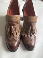 Santoni Schuhe, Echtleder, Gr. 38!