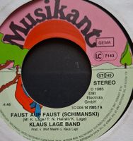 Vinyl-Single Klaus Lage - Faust auf Faust