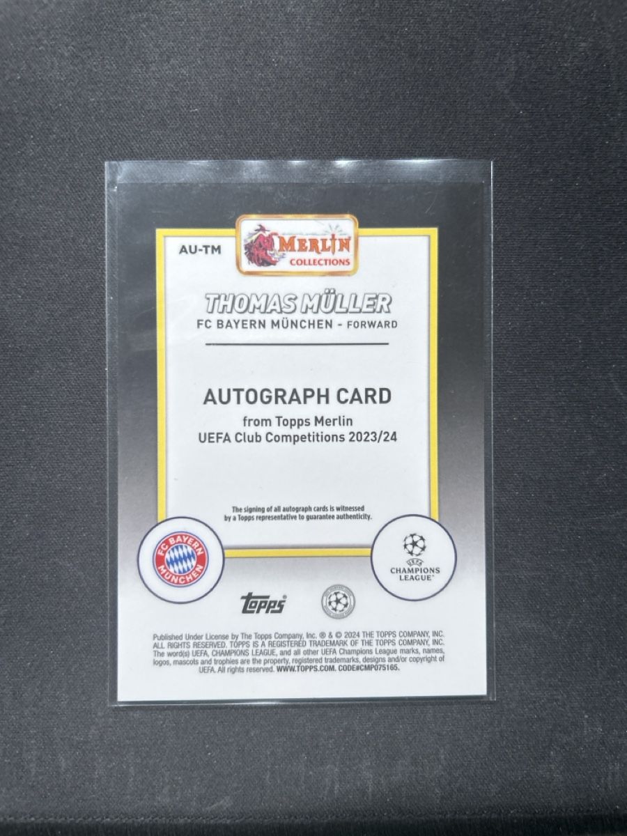 Topps Carte collezionabili: Topps Merlin Thomas Müller /75 – Usato da Greppen venduto da hcv_cc2r 1