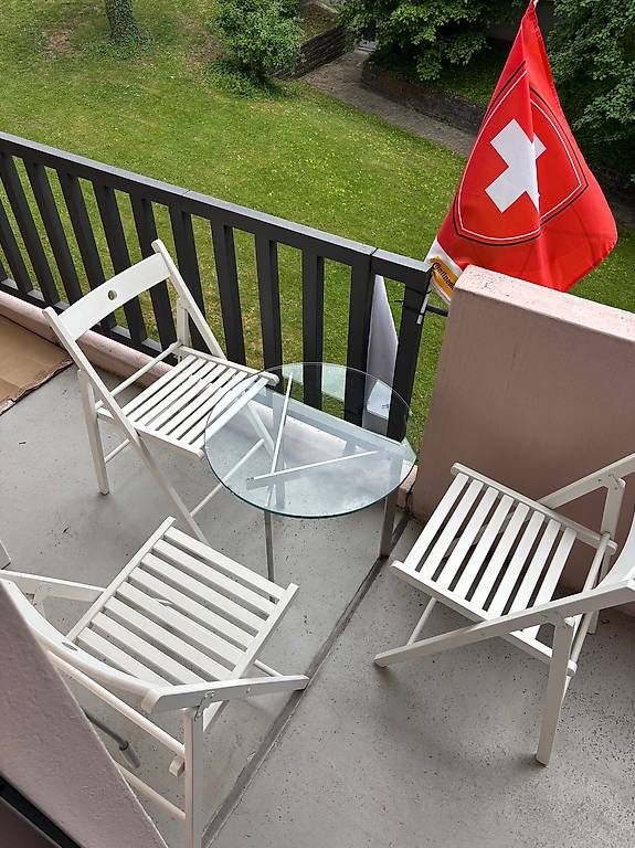 Sedie: Drei weisse Gartenstühle von IKEA – Usato da Zürich venduto da James_Kr