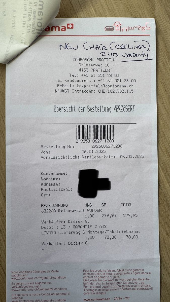 Sessel: Relaxsessel in Grau  – Gebraucht aus Buckten von H_wyss1987 5