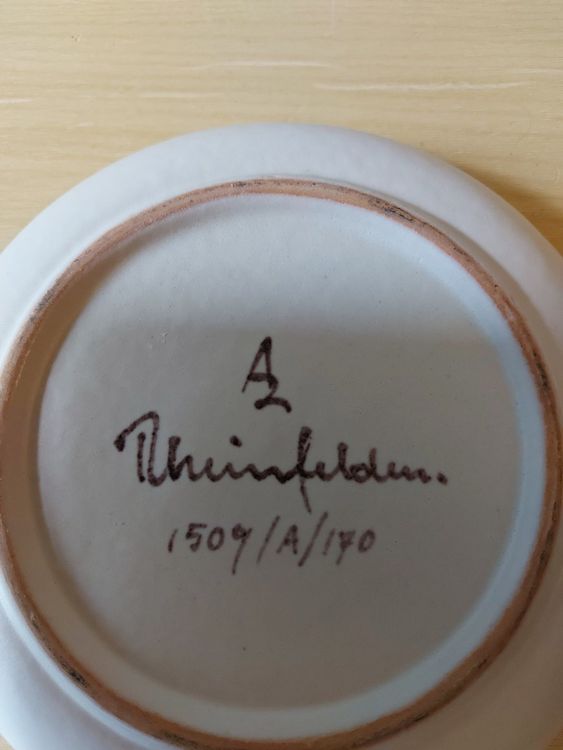 Rare Keramik von Arnold Zahner, Rheinfelden Kaufen auf Ricardo