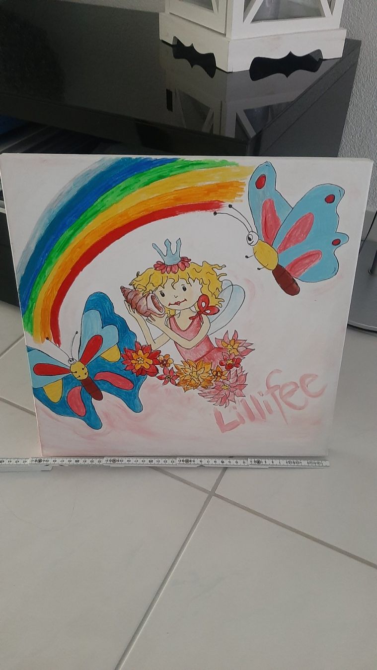 Foto & Immagini: K.. R B) Lillifee Bild Handgemalt – Usato da Wil SG venduto da Saxer1 1