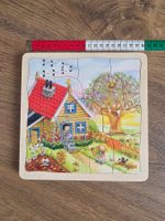 Kinderpuzzle, Goki 4-Schichten Puzzle Jahreszeiten (Holz)