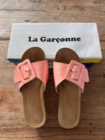 La Garçonne. Lulu Sandalen. Gr. 39. Lachsfarbe.