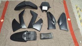 KTM 640 SC 2002 Plastikkit mit Lampenmaske