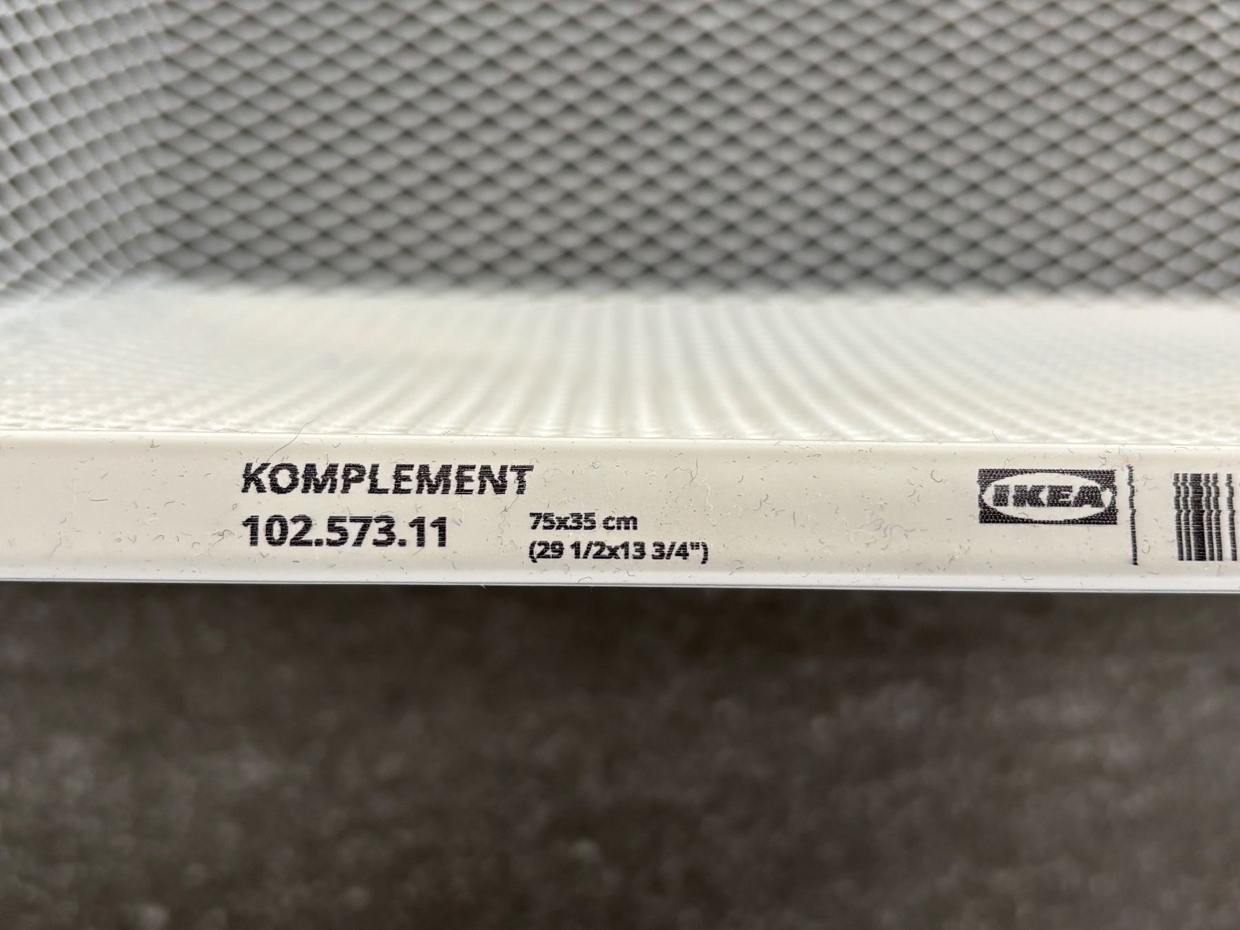 Ikea Altro per la casa: 8x IKEA Komplement Netzdrahtkörbe weiss 75x35 cm NEU – Nuovo e nell'imballaggio originale da Esslingen venduto da Danielp 3