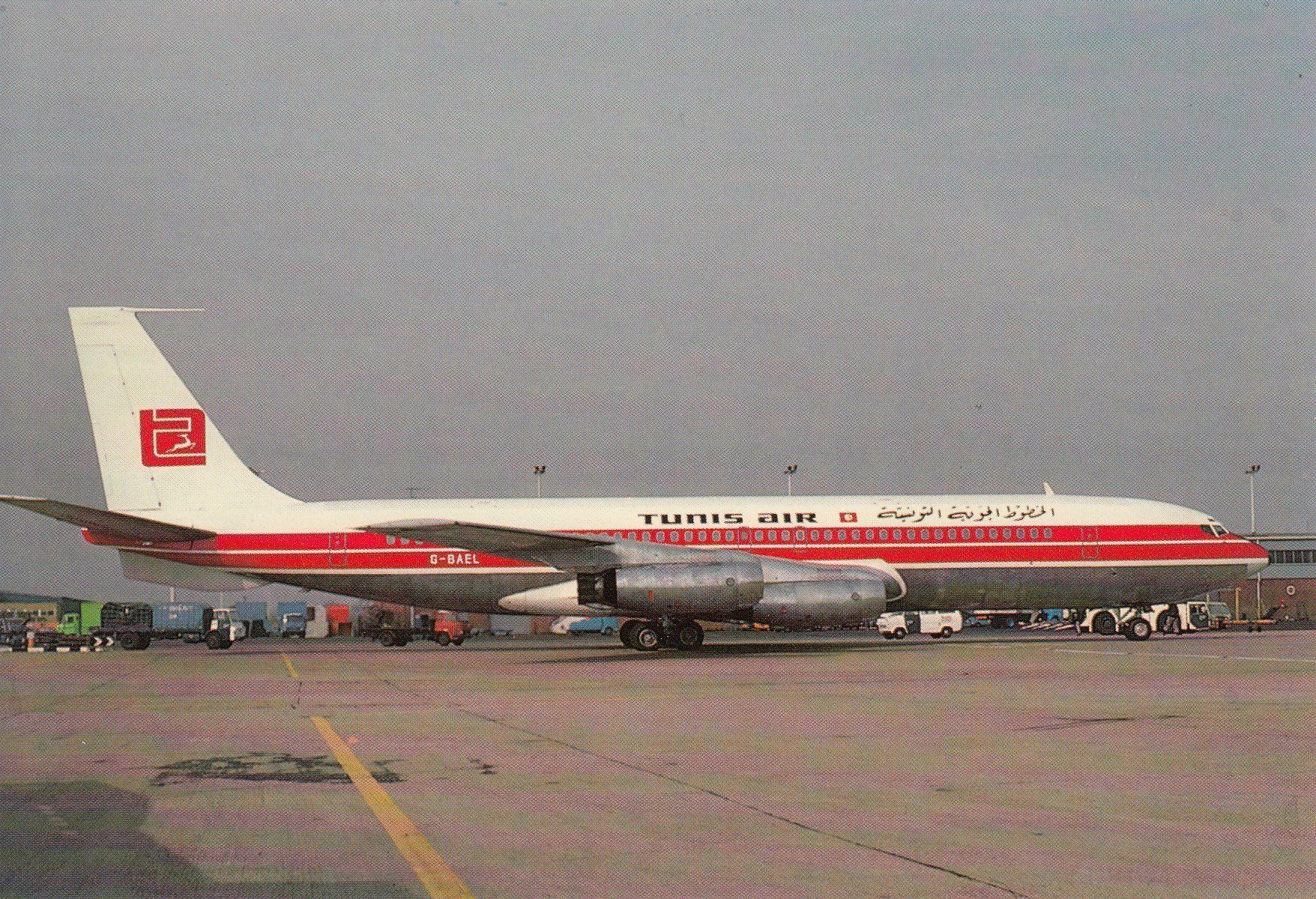 Cartoline postali: Tunisair Boeing 707 G-BAEL – Nuovo e nell'imballaggio originale da Thun venduto da Abigboss