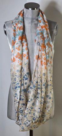 ANTONIO sommerlicher Loop Foulard floral vielseitig einsetzb