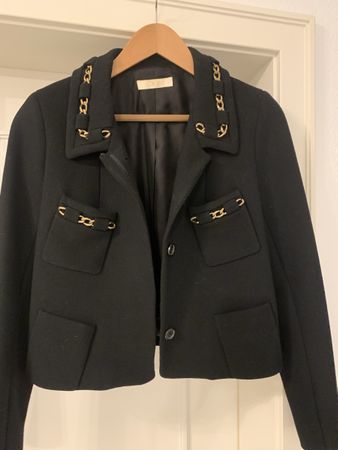 Elegante Chloe Jacke mit goldenen Details, Grösse 40 F.