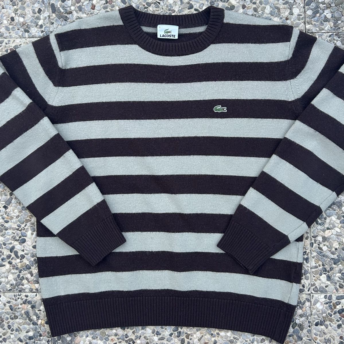 Lacoste Maglioni & Felpe: Vintage Lacoste Stripped Sweater – Usato da brent venduto da fukusapes 1