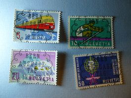 1962 Werbe und Gedenkmarken 385 bis 388 _ET Vollstempel