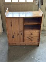 Rustikaler Massivholz Schrank, Sideboard, Kommode aus Fichte