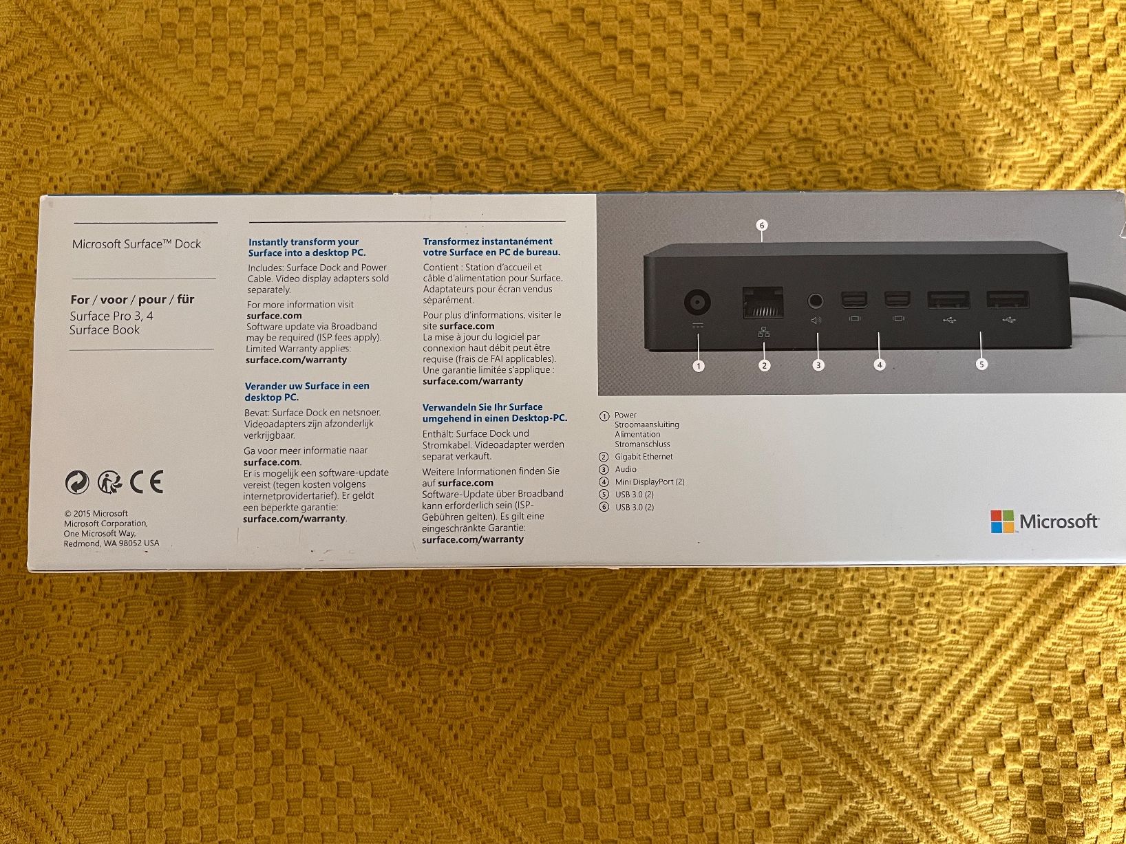 Microsoft Docking station: Microsoft Surface Dock für Surface Pro 3, 4, Book – Usato da Tagelswangen venduto da FreGa02 1
