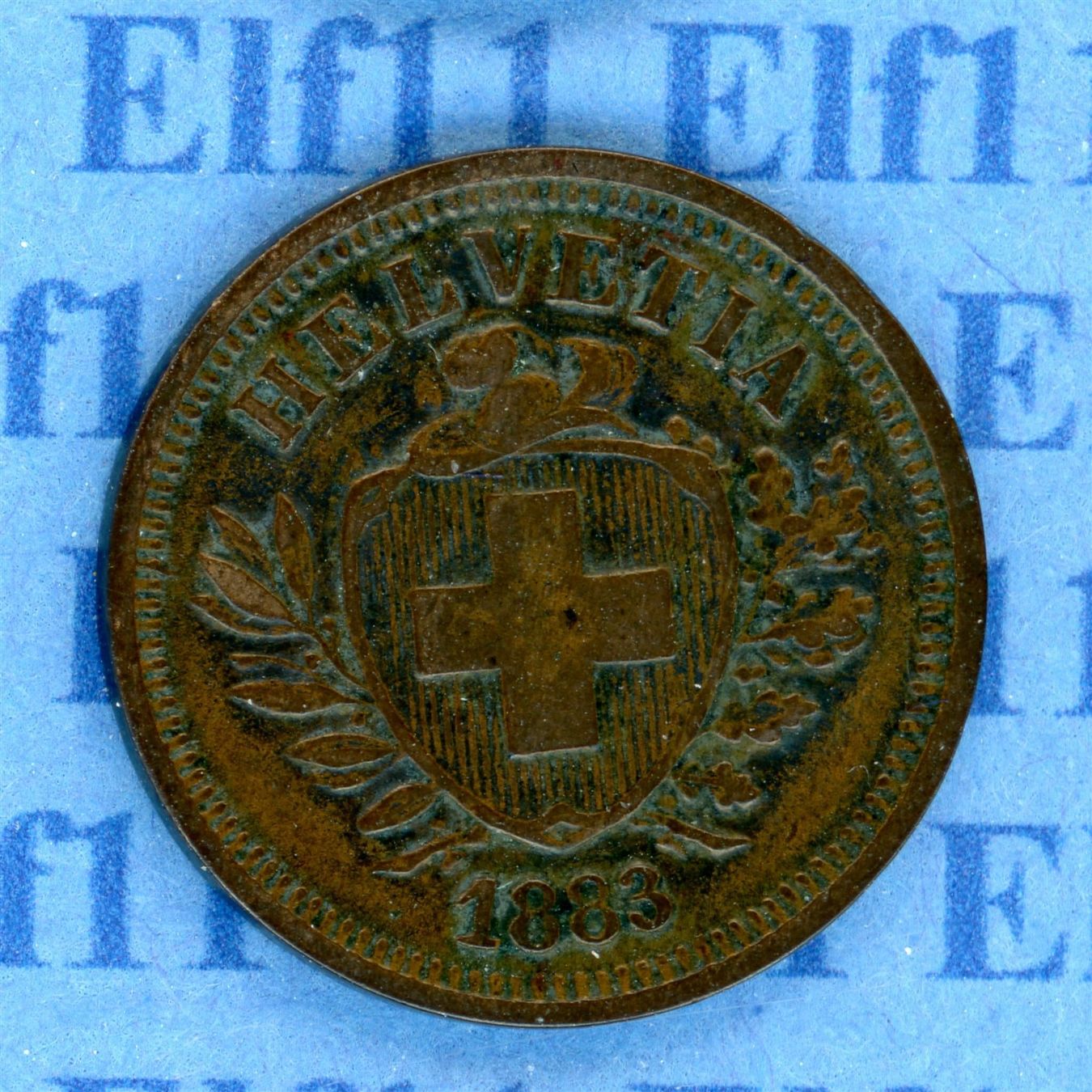 Tutti le monete: CHF___0.01 1883 ss-vz 1 Rappen – Usato da Widnau venduto da Elf11