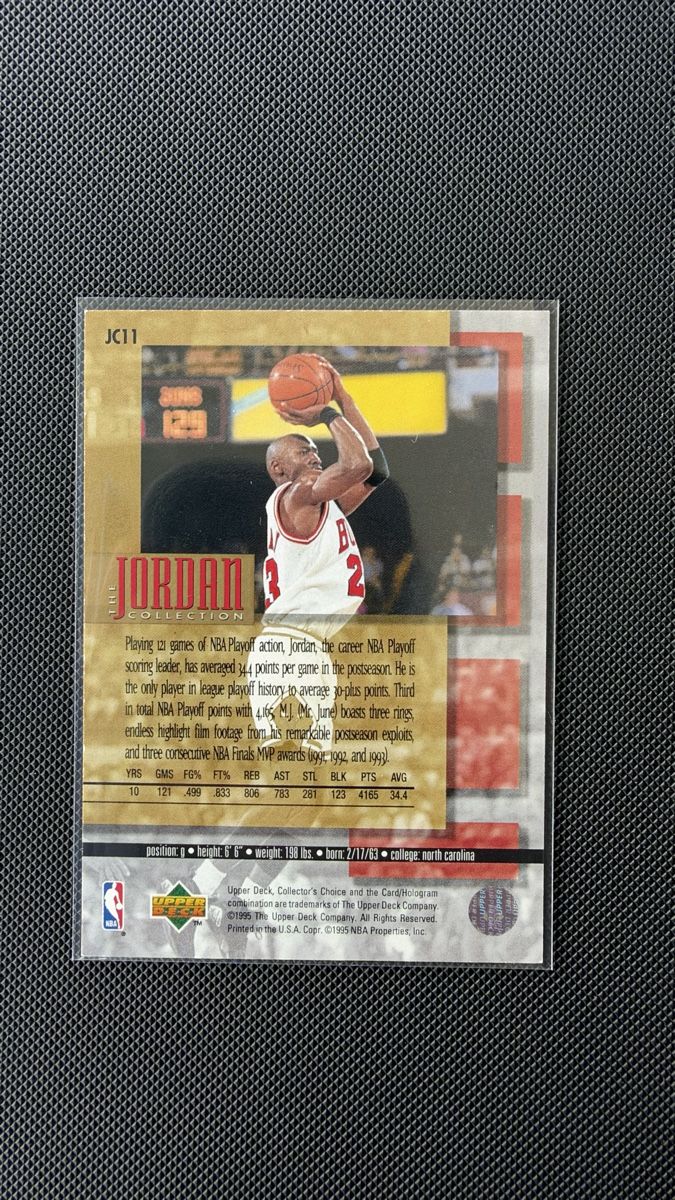 Nba Carte collezionabili: Michael Jordan1995 Upper Deck JC11 – Usato da Affoltern am Albis venduto da mr_choppa 1