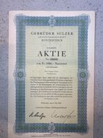 Gebrüder Sulzer Aktie Nr.34873  von 1947