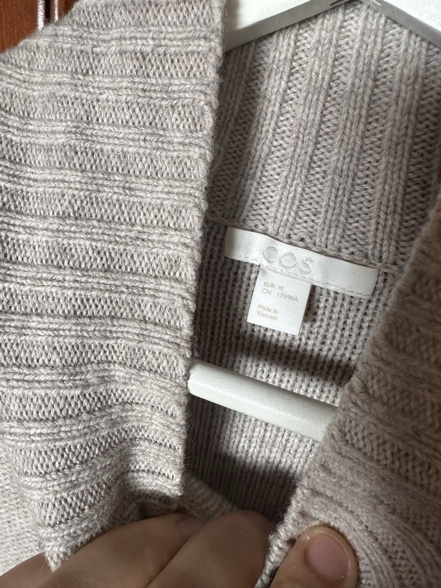 Cos Vestiti: COS Strickkleid beige/hellgrau 100% Wolle – Nuovo (secondo la descrizione) da Kreuzlingen venduto da Kimse2000 4