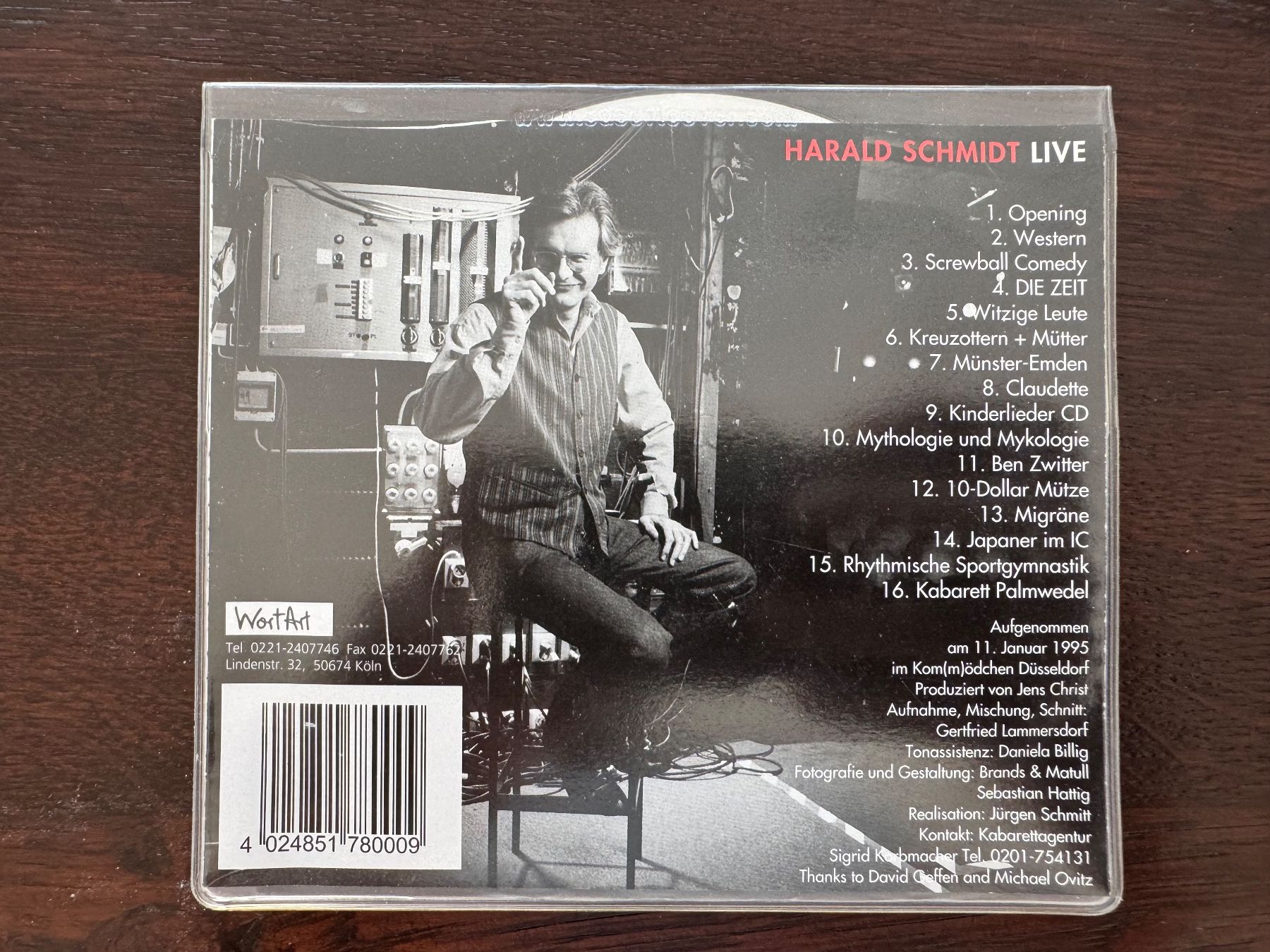 CD: CD „Harald Schmidt - Schmidtgift“ - in Softcover-Hülle – Usato da Rombach venduto da Kickgoal 1