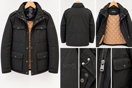 Veste Schott NYC noire taille L bon état