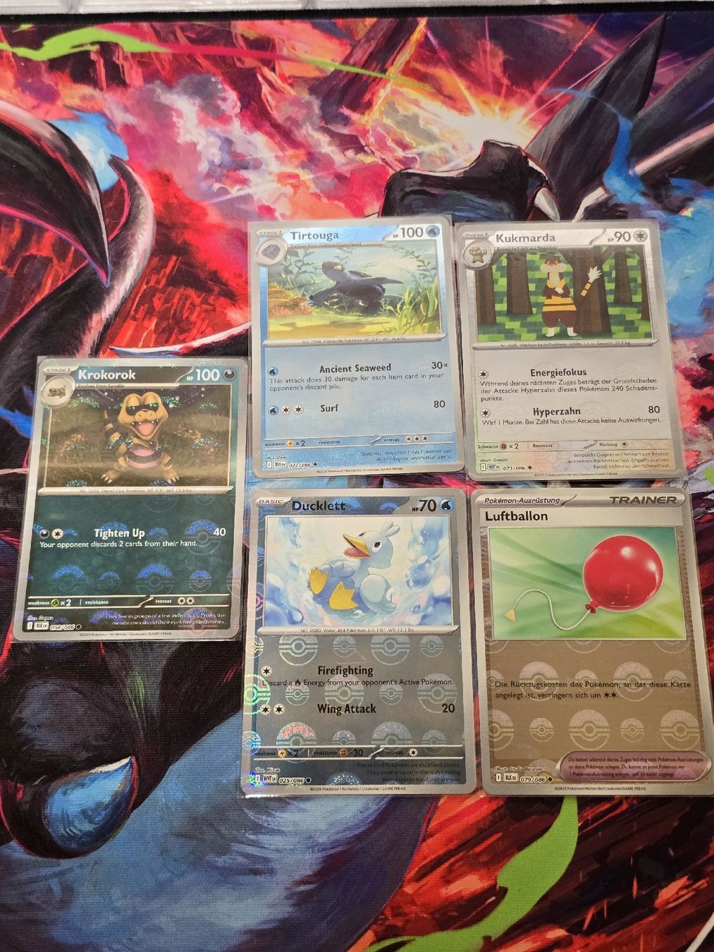 Pokémon Sammelbilder & Trading cards: 5 Pokemon Karten Pokéballreverse Holo – Neu (gemäss Beschreibung) aus Eschen von DrWachter 1