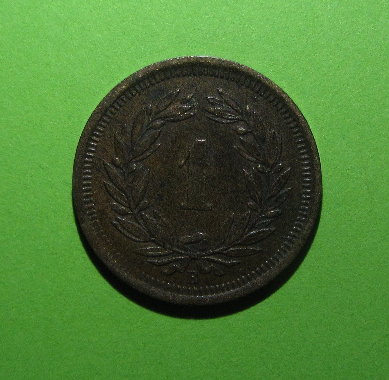 Tutti le monete: 1 Rappen Münze 1880 Selten – Usato da Malters venduto da Hausi88 3