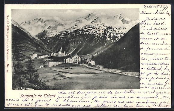 Cartoline postali: Trient, Gesamtansicht mit Umgebung u. Be – Usato da Berlin venduto da bartko-reher
