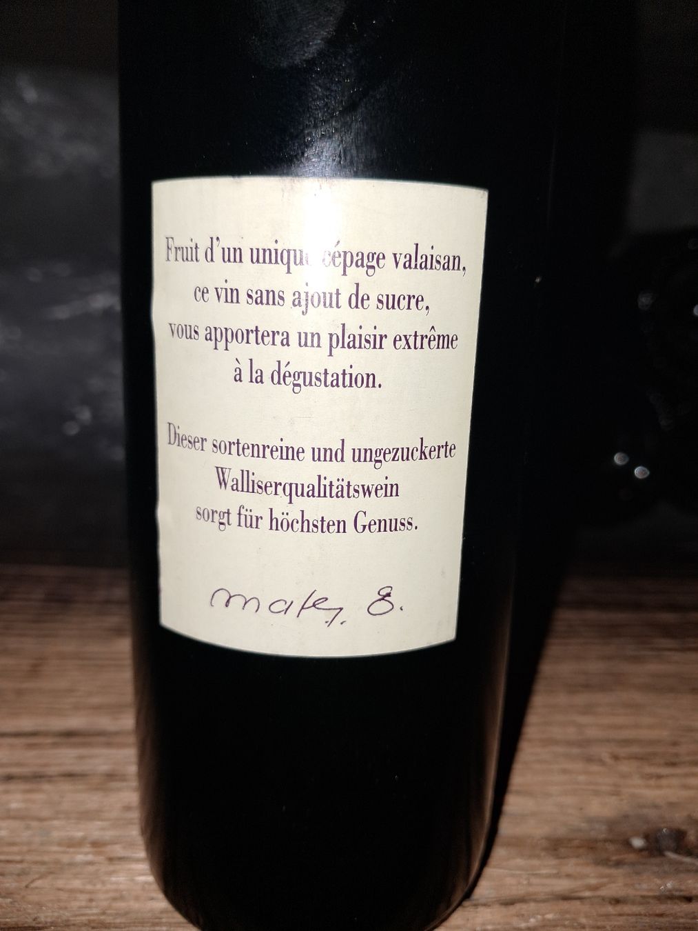Vino: Pinot Noir 50cl cave Erhard Mathier 2007 – Nuovo e nell'imballaggio originale da Le locle venduto da juliensaran 3