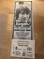 Udo Jürgens Ticket Kongresshaus Zürich 2. April 1976