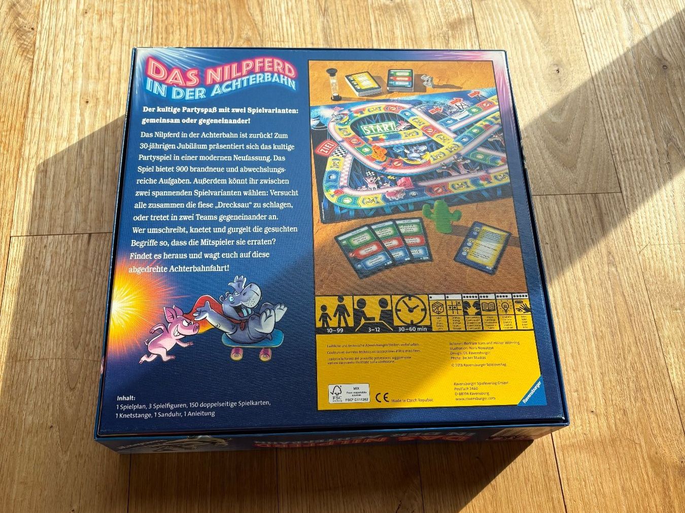 Ravensburger Giochi: Das Nilpferd in der Achterbahn Partyspiel – Usato da Gelterkinden venduto da TeamFrey 1