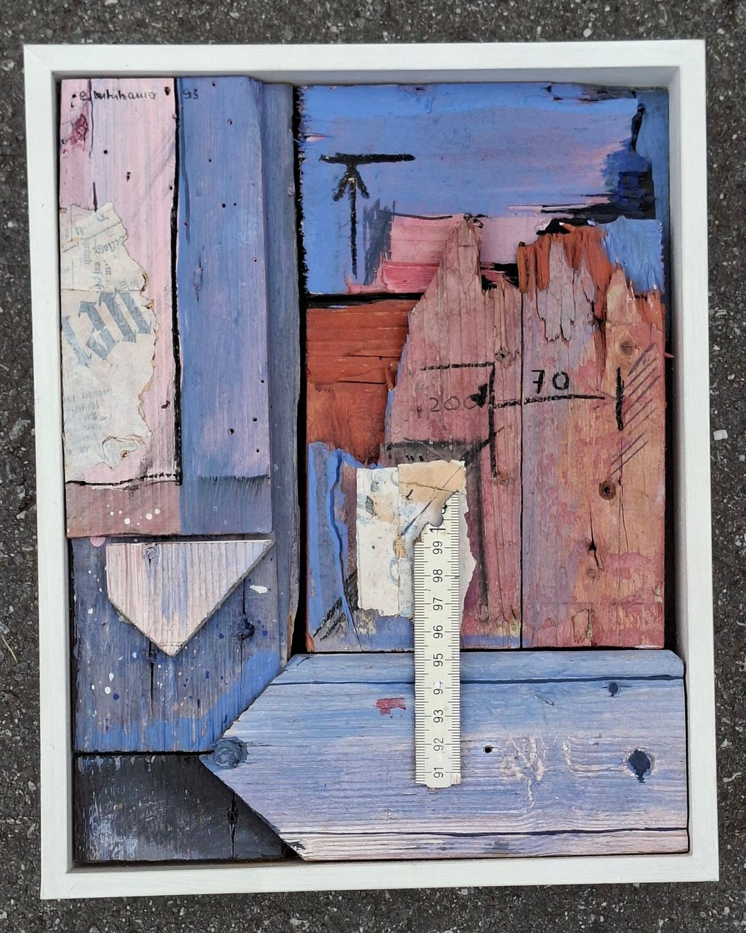 Poster & Bilder: Rutishauser Erich, Güttingen: Woodwork, Assemblage, Collage – Gebraucht aus Herisau von Saentis1