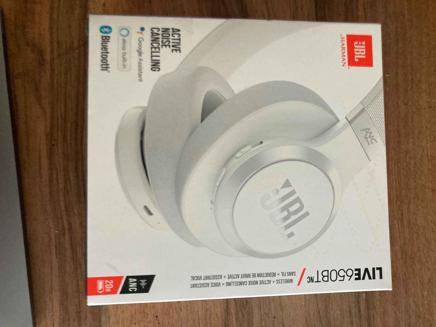 JBL Cuffie: JBL LIVE 650BTNC Kopfhörer weiss mit ANC – Nuovo e nell'imballaggio originale da Zürich venduto da m000747