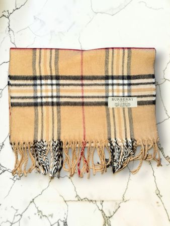 Écharpe BURBERRY carreaux 100% laine made in England !