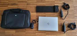 HP EliteBook 830 G5 inkl. Dockingstation, Zubehör & Win 11