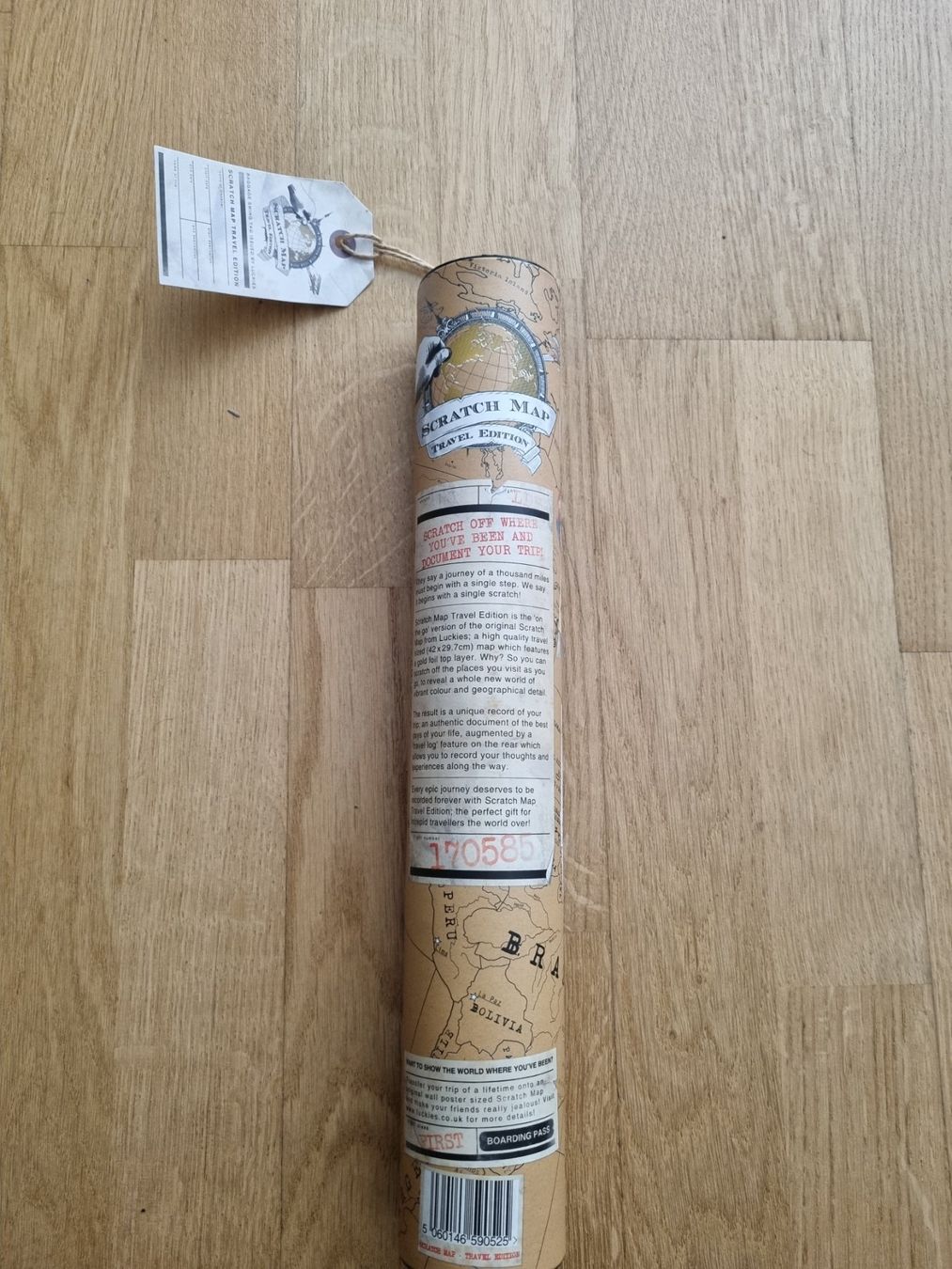 Tutte le decorazioni: Luckies Scratch Map (Travel Edition) – Nuovo e nell'imballaggio originale da Burgdorf venduto da Aruch 1