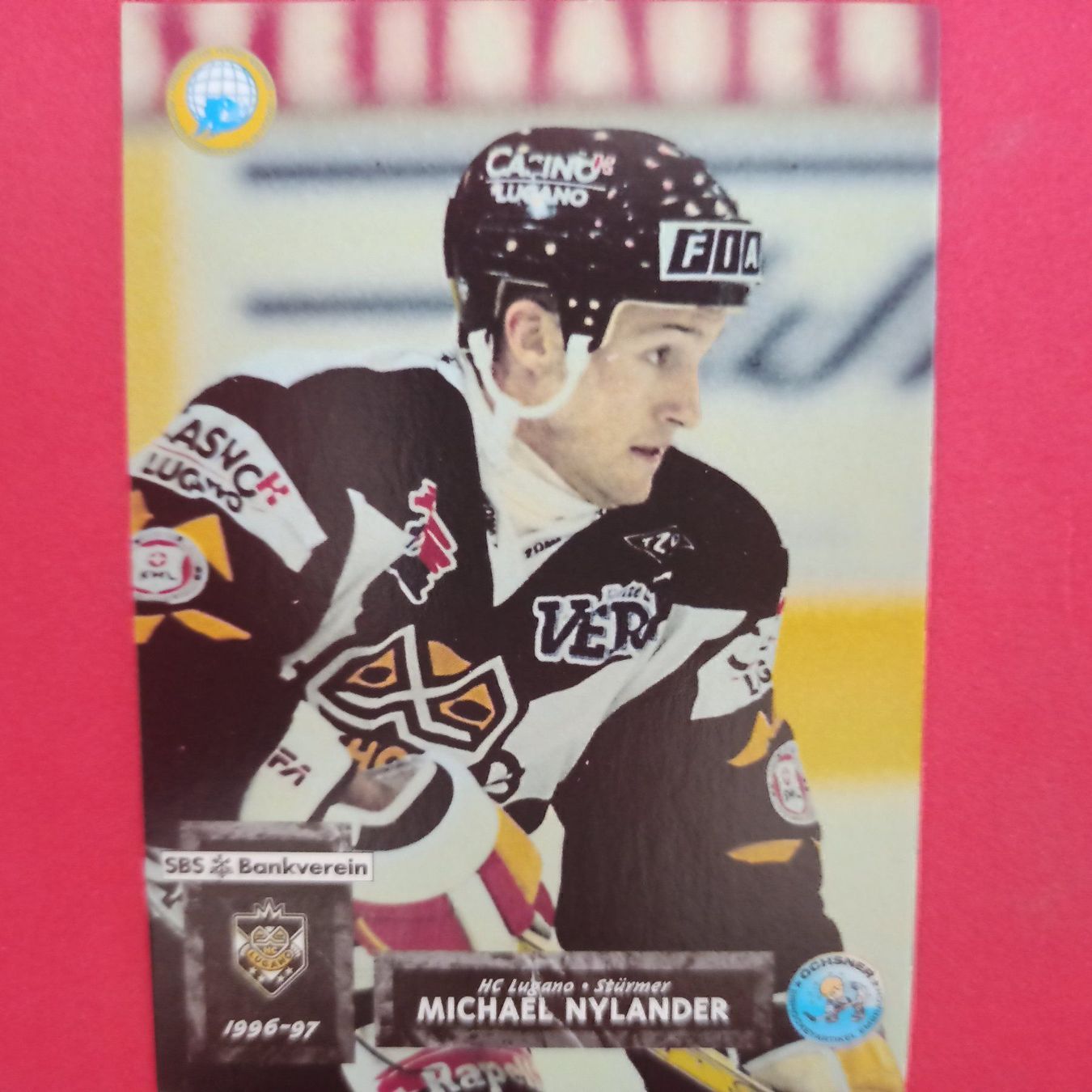 Carte collezionabili: Michael Nylander - HC LUGANO - 1996/97 – Usato da Dübendorf venduto da kb86_MOVIE