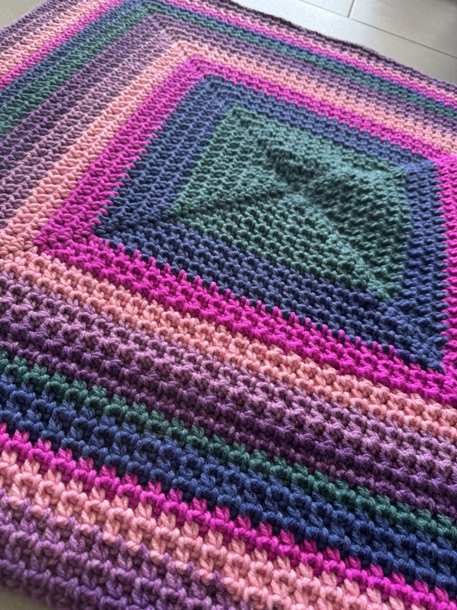 Coperte: Handgemachte Decke 95x95 cm, neu – Nuovo e nell'imballaggio originale da Reitnau venduto da Chiroptera74 1