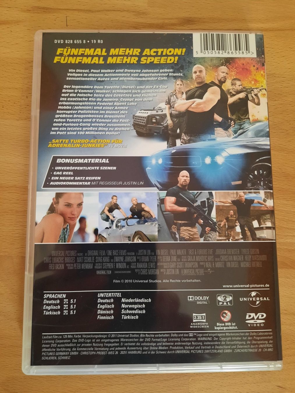 Tutti i DVDs: DVD "Fast & Furious 5" – Usato da Ibach venduto da urs_sl5h 1