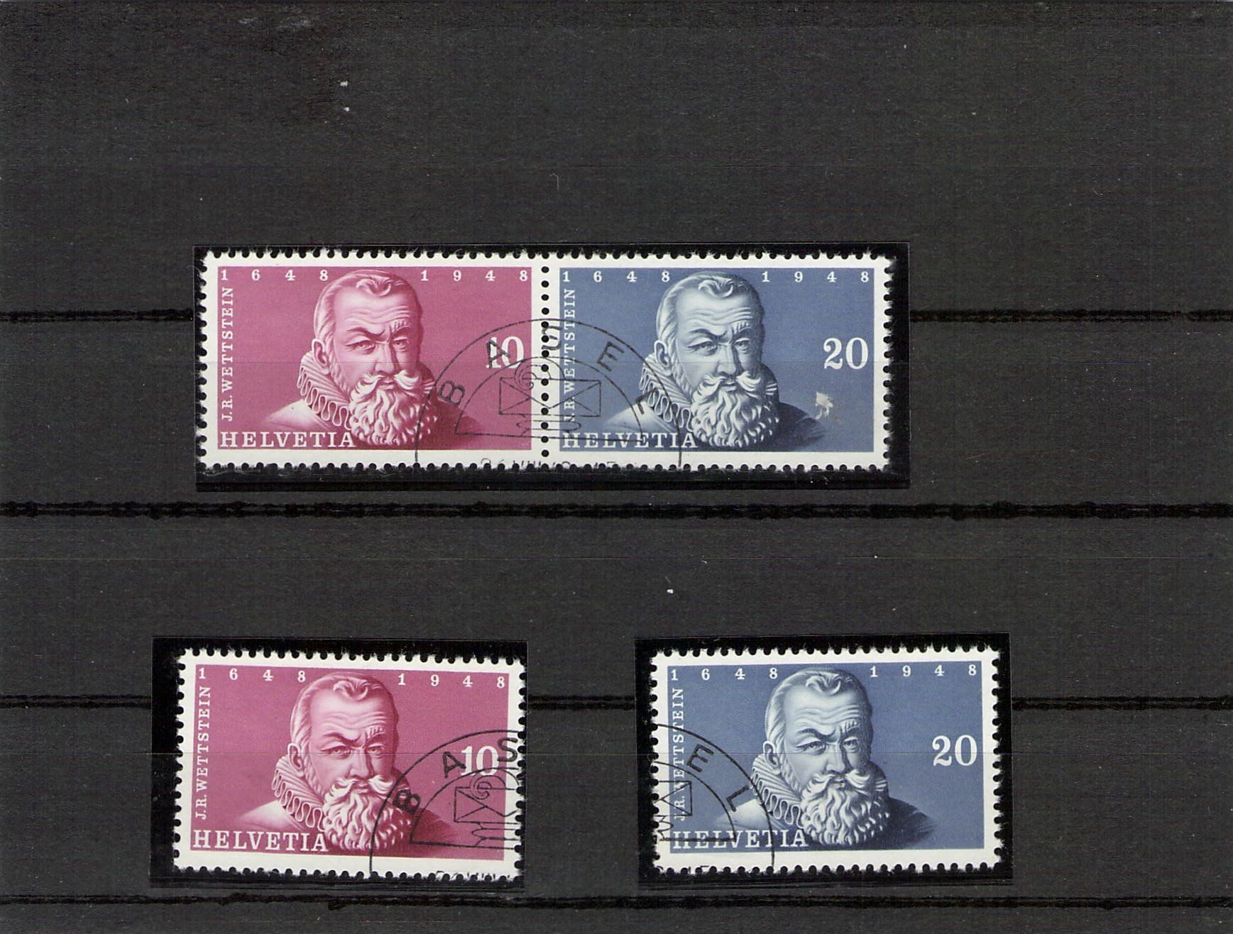 Alle Briefmarken: IMABA BASEL 1948 ,SBK Nr. W29 und W30 – Gebraucht aus Reichenburg von Pipo-67