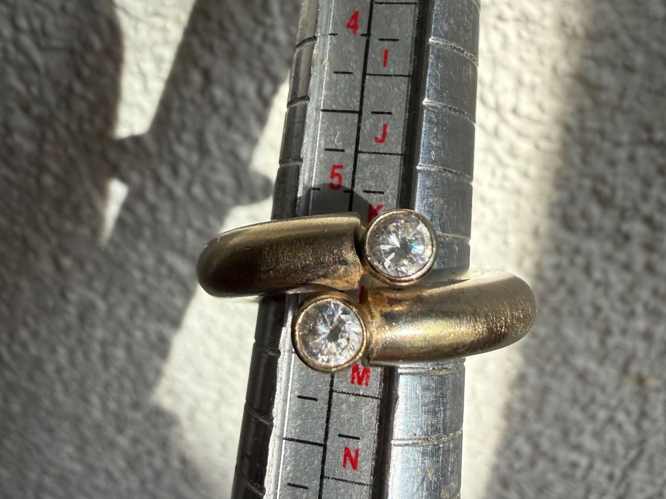Anelli: Massiver Silber Ring 925, vergoldet – Usato da Spiegel b. Bern venduto da Rogger72 5