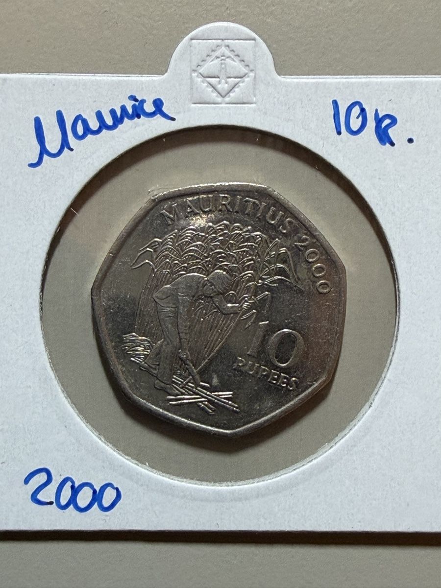 Tutti le monete: Maurice - 10 roupie - 2000 – Usato da Payerne venduto da Mike1682