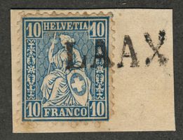 CH - Sitz. Helvetia - Zst. Nr. 31 - Laax GR