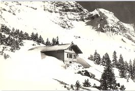 AK Flühli LU Chalet Fürstenseeli 1700 m. 04.01.1960