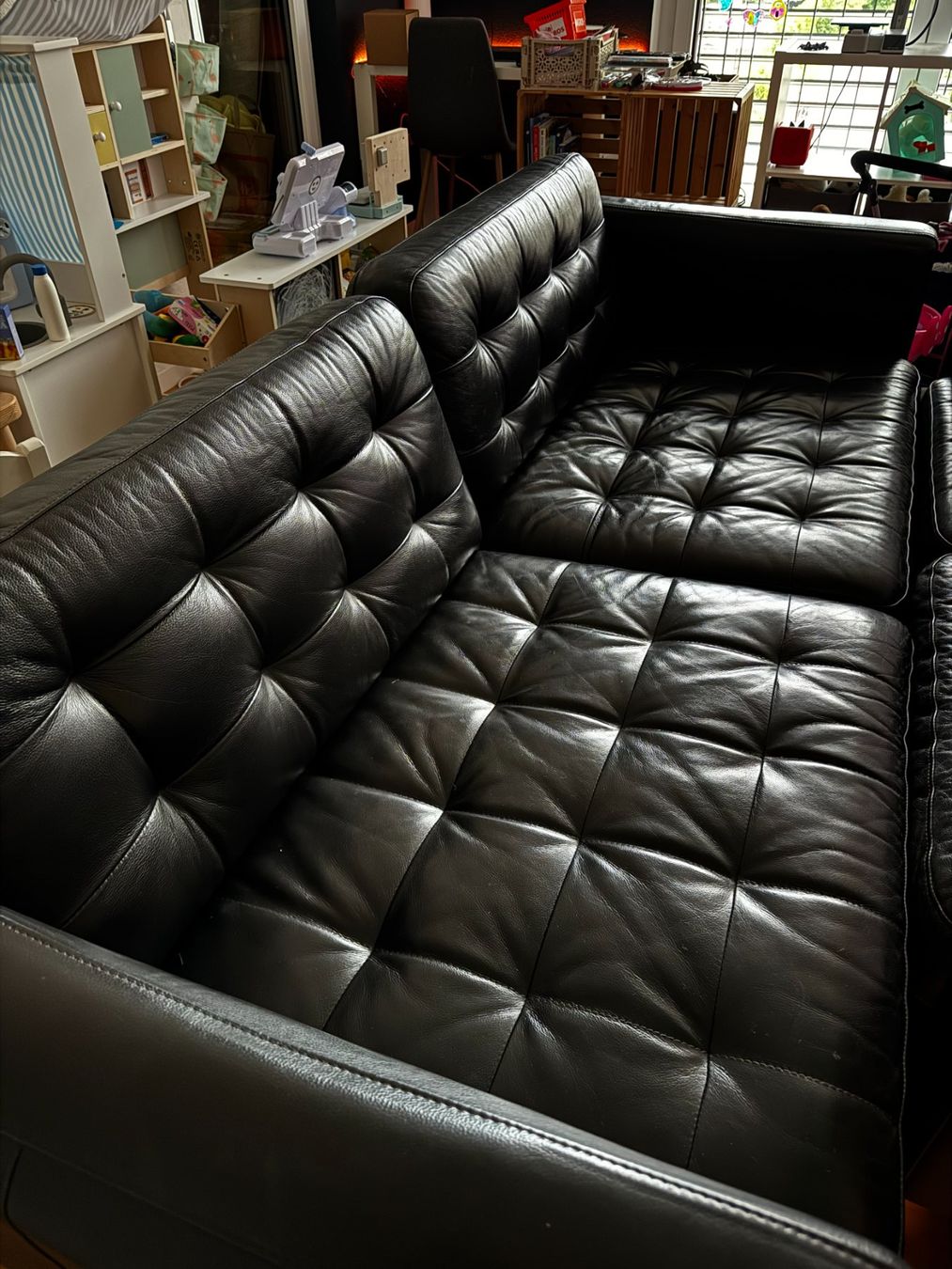 Divani: 2x Ikea LANDSKRONA Ledersofas – Usato da Liebefeld venduto da FORMAstudios 2