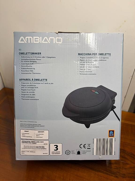Appareils de cuisine: Ambiano Omelette-Maker – Neuf avec emballage d'origine à Erlen par Nussi-59 2