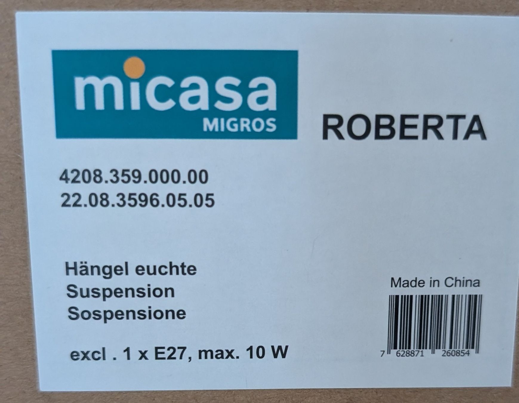Lampadari & plafoniere: Moderne Hängelampe "Roberta" Betonoptik neu – Nuovo e nell'imballaggio originale da Tägerig venduto da gol_5tyf 6