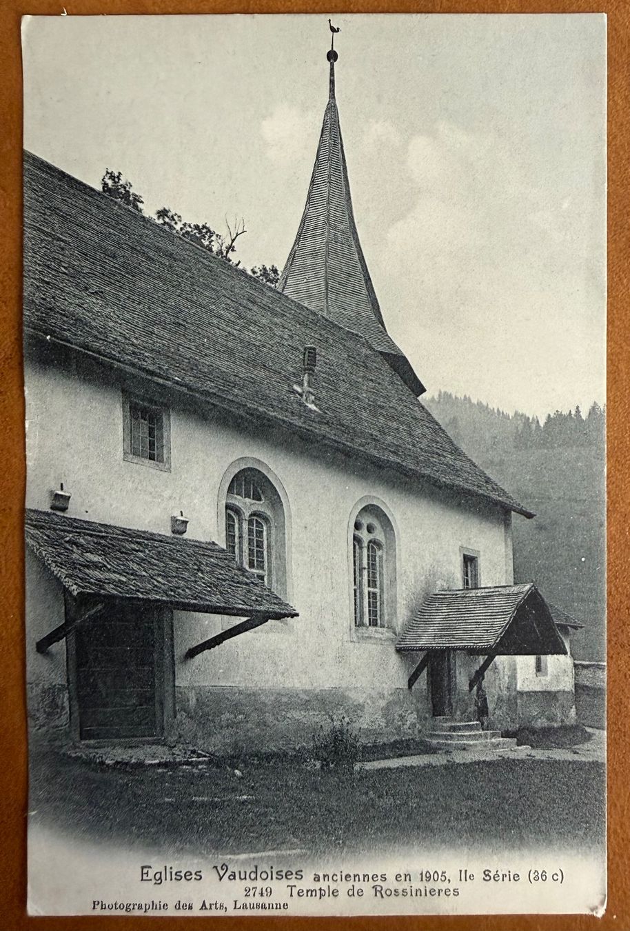 Ansichtskarten: Rossinière - Le Temple – Gebraucht aus Lutry von Ediego
