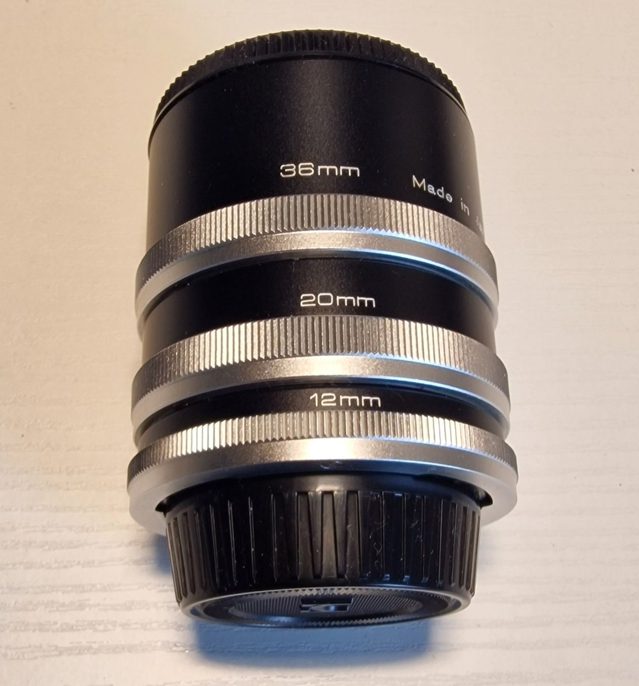 Adattatori foto: CFE Admiral Auto Zwischenring-Set, 12-36mm – Usato da Bassersdorf venduto da ciao555