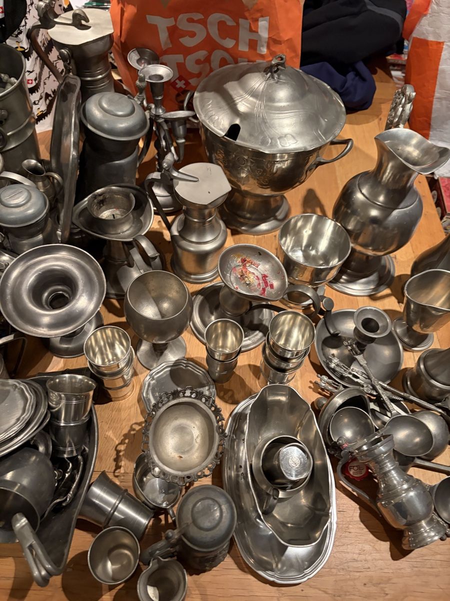 Caraffe: Lot divers Etain 26.5 kg  – Usato da Echallens venduto da JAR69 3